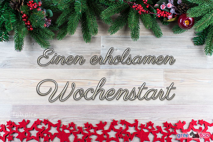 Erholsamen Wochenstart