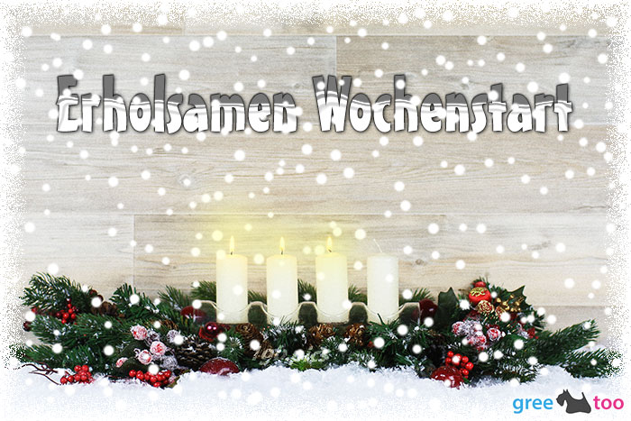 Erholsamen Wochenstart