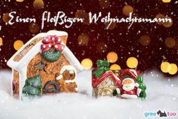 Fleißigen Weihnachtsmann